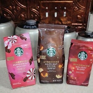 Starbucks Festive Coffee Collection - Pink, Brown, Red